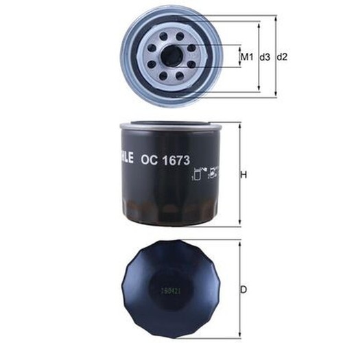 Knecht oc1673 oil - knecht, filter
