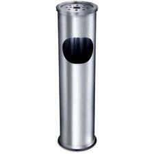 Stainless Steel Ashbin with Dustbin 56cm Tall Indoor Outdoor Waste Disposal