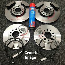 FITS MINI COOPER 1.6 DIESEL R56 FRONT & REAR BRAKE DISCS AND PADS SENSORS