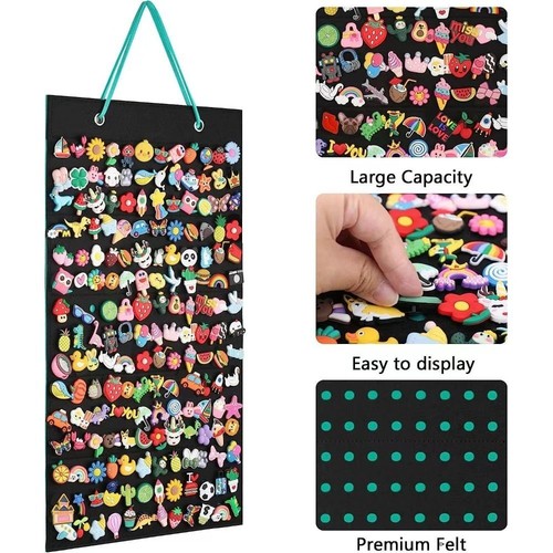 Shoe charms organizer display - shoe,