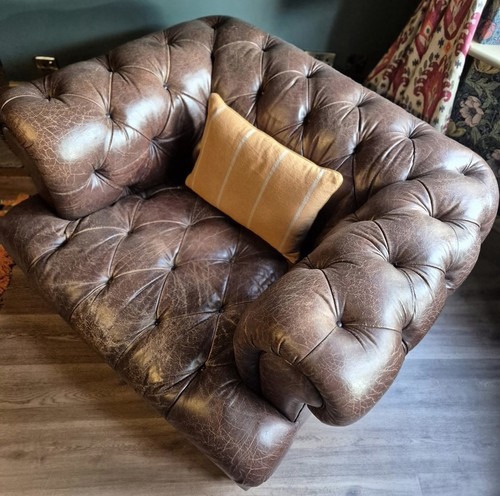 Tetrad dark brown distressed - brown,