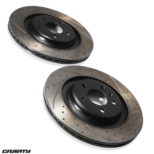 Rear drilled grooved 330mm - rear,