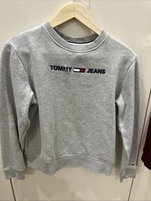 Tommy Hilfiger Jeans Ladies  Grey Jumper Size Small