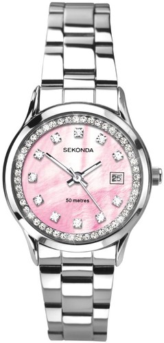 Sekonda ladies watch with - ladies, pink