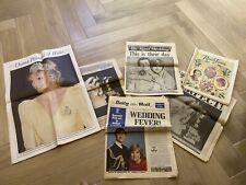 Royal Scrap Books and Newspaper Cuttings Charles, Diana, Anne Wedding Themes