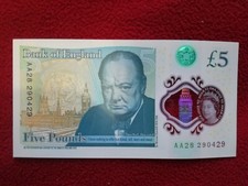 AA28 £5 (FIVE POUND) NOTE LOW NUMBER COLLECTABLE FIVER