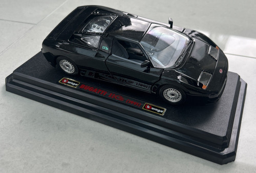 Bburago black bugatti - bburago, 11c3b