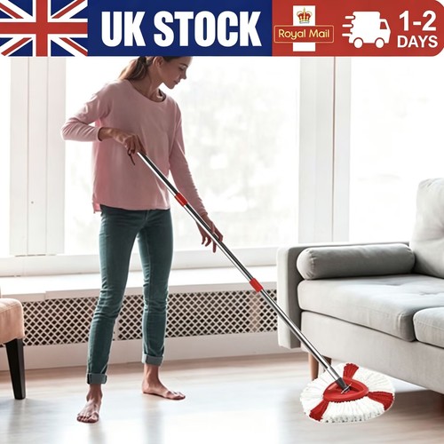 Red spin mop head - spin, base