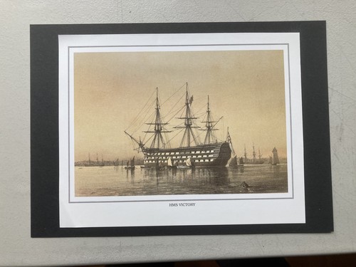 Naval print hms victory - print-,