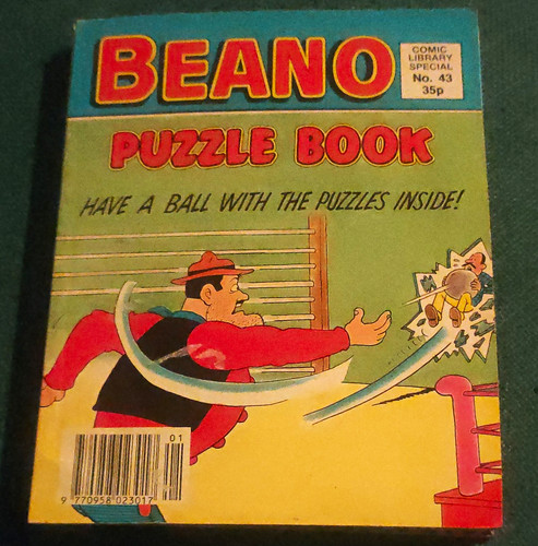 The beano puzzle book comic - book,