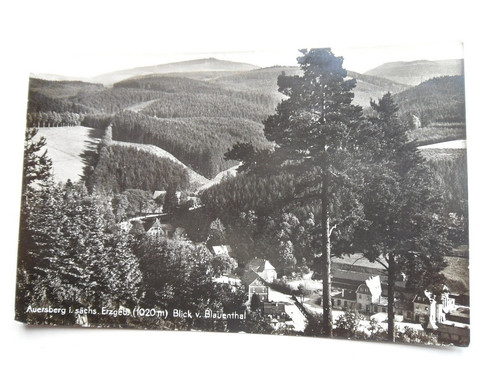 Postcard auersberg erzgebirge - postcard,