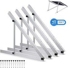 45 in Solar Panel Tilting Brackets RV Roof Flat Surface Boat Mounting Adjustable
