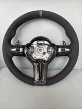 BMW F80 F82 F83 F85 F86 F3X CS ALCANTARA M STEERING WHEEL COMPLETE REFURBISHED