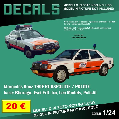 Decals repro mercedes benz 190 - repro,