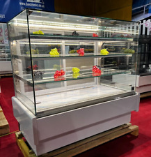 CAKE DISPLAY FRIDGE 1.4M SQUARE LED LIGHTS CHILLER MODERN LOOK VERTIKA