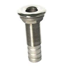 Stainless Steel Marine Barbed Boat Thru Hull Fitting Drain Hose Hardware