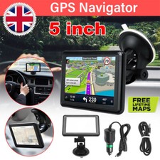 5inch Car Truck Sat Nav GPS Navigation 8GB Free Lifetime UK/EU Maps Touch Screen