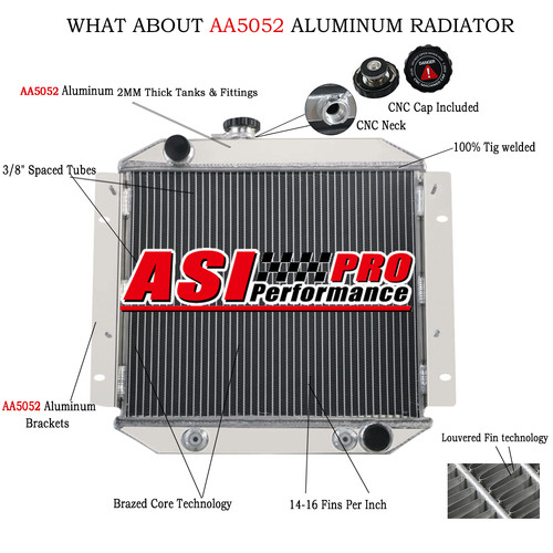 Row radiator aluminium for - row,