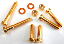 24K Gold Plated Headshell - Cartridge Mounting Screw Kit For Rega RB1000 Tonearm