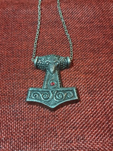 Red viking skame mjolnir - red,