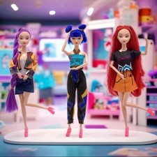 3PC/1pc Cosplay Kpop Demon Hunters Dolls Moveable Joint Collectible Figure Toy