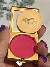 VINTAGE ELIZABETH ARDEN CHEEK ROUGE BLUSH GOLD METAL COMPACT NEW HOT PINK SHADE