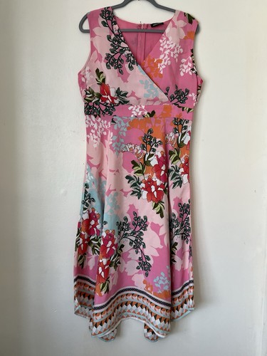 Pomodoro pink floral midi - pomodoro,