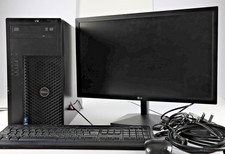 HP Desktop PC Computer Full Set up - Lot 4605