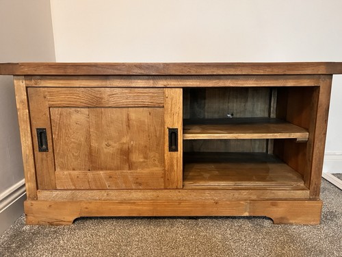 Next solid teak unit - teak, tv