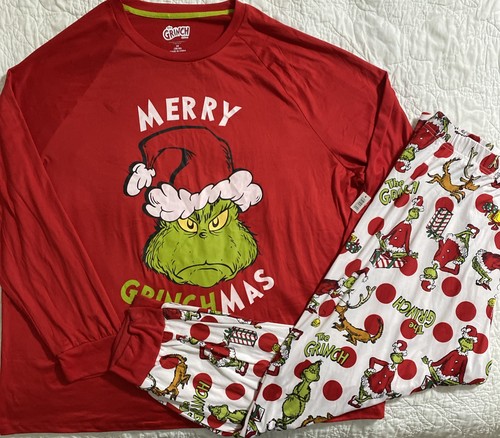 Men women grinch 2 piece - men's,