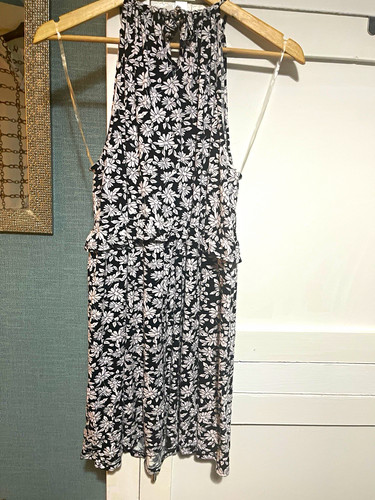 George black white floral - black, &