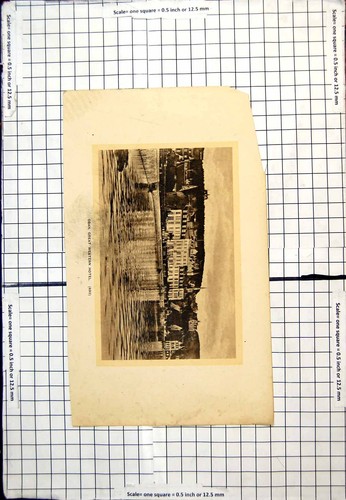Old antique print oban - oban, great
