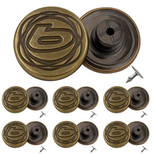17mm jeans buttons bronze - 17mm,