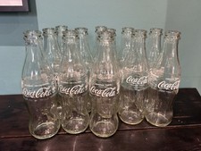 Job Lot Glass Coca-Cola Bottles Times 12 Empty 250 Ml