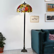 16" Tiffany Style Flowered