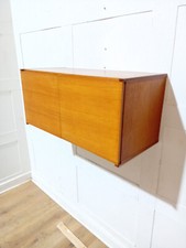 BEAVER & TAPLEY FLOATING TEAK DRINKS  CUPBOARD VINTAGE CABINET MID CENTURY