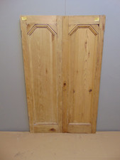 Cupboard Doors Door Pair Pine Victorian Alcove ref 433D (FREE UK POSTAGE)