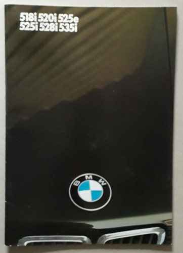Bmw series e28 brochure 1985 - bmw,