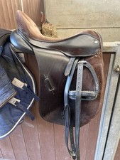 17’5 Inch Brown Leather Albion Dressage Saddle