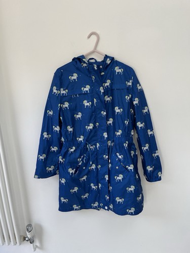 Blue unicorn raincoat - blue,