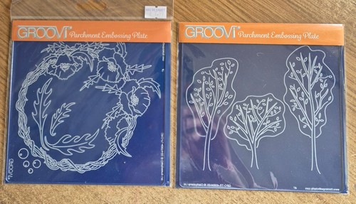Groovi parchment embossing - x,