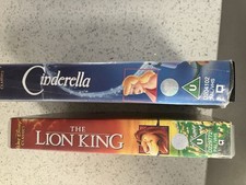 Disney VHS Cinderella And Lion