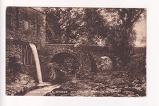 Minnigaff, Newton Stewart - Queen Mary's Bridge - 1927 Wigtownshire postcard