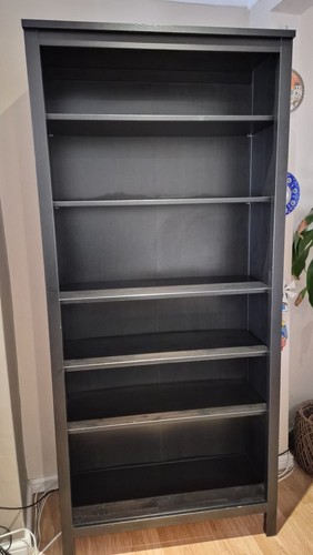 Ikea hemnes black bookcase - hemnes,