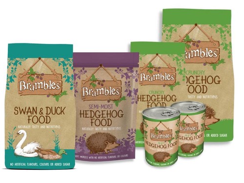 Brambles hedgehog food - hedgehog,