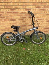 Decathlon BTWIN Tilt 120 Grey Folding Bike