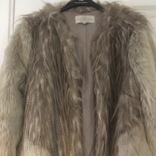 Faux fur jacket - faux,
