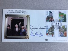 1985 Benham 10 Downing Street FDC  Signed PM M.Thatcher And Sir Denis Thatcher