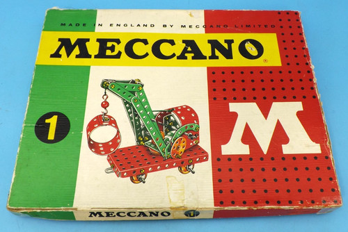 1960 meccano outfit 1 in - outfit,
