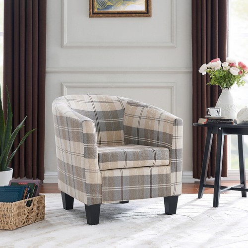 Modern tub chair faux leather - modern,